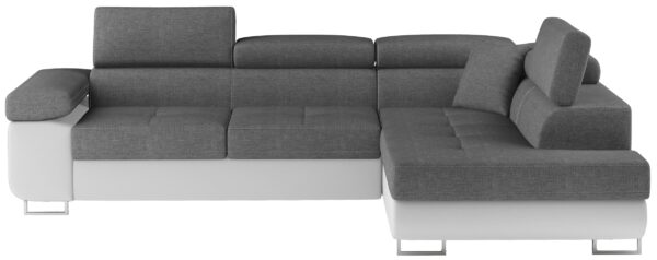 Eltap Rohová rozkládací sedací souprava Anton 272 cm Sawana 21/Soft 17 šedá pravá Eltap Rohová rozkládací sedací souprava Anton 272 cm Sawana 21/Soft 17 šedá pravá