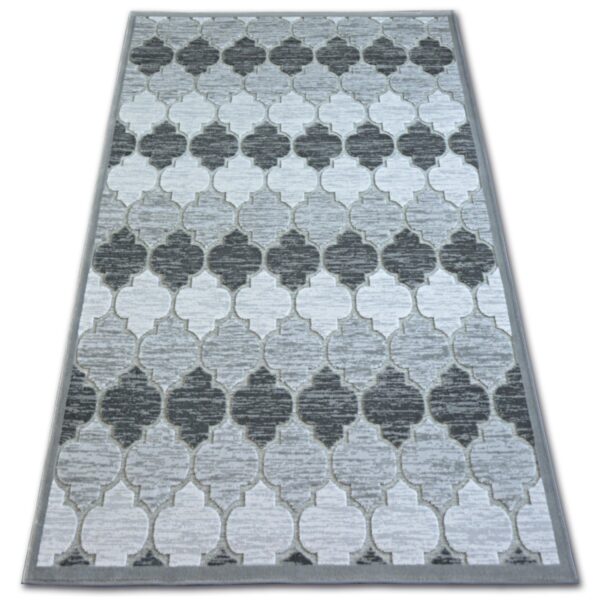 Dywany Lusczow Kusový koberec ACRYLOVY YAZZ 3766 sivý trellis