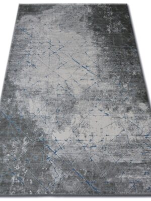 Dywany Lusczow Kusový koberec ACRYLOVY YAZZ 6076 svetlosivý / tmavosivý