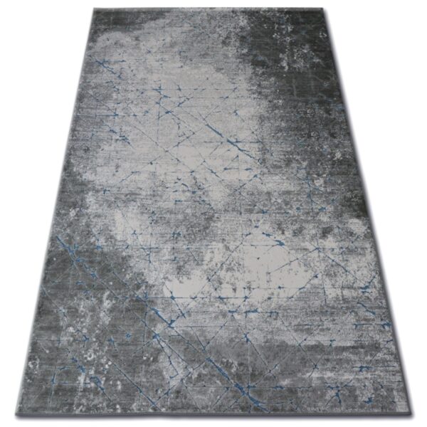 Dywany Lusczow Kusový koberec ACRYLOVY YAZZ 6076 svetlosivý / tmavosivý