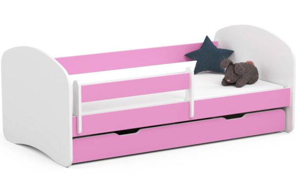 Avord Detská posteľ SMILE 160x80 cm ružová