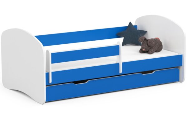 Avord Detská posteľ SMILE 160x80 cm modrá