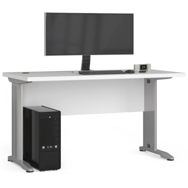 Ak furniture Volně stojící počítačový stůl BM-135 bílý Ak furniture Volně stojící počítačový stůl BM-135 bílý