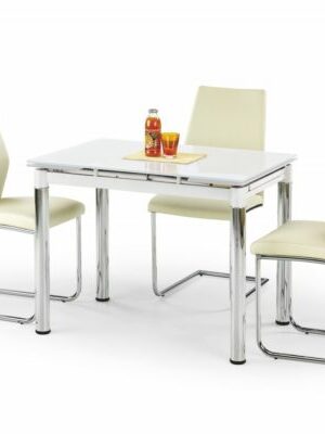 HALMAR Rozkladací jedálenský stôl Logan biely