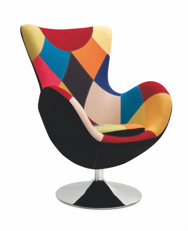 HALMAR Relaxačné kreslo Farfalla patchwork HALMAR Relaxačné kreslo Farfalla patchwork