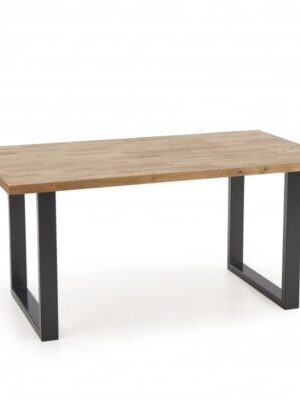 HALMAR Jedálenský stôl Dusu 160x90 cm prírodný dub/čierny