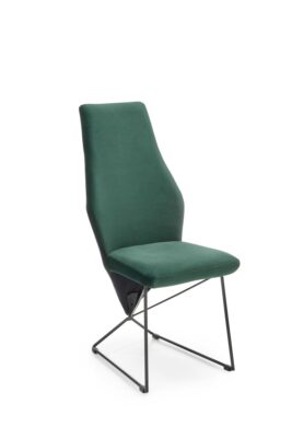 HALMAR Jedálenská stolička K485 tmavo zelená