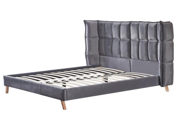 HALMAR Dvoulůžková postel Scandino 160 x 200 cm šedá
