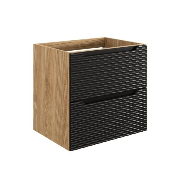 Comad Závěsná skříňka pod umyvadlo Ocean 60 cm dub olejovaný/černá Comad Závěsná skříňka pod umyvadlo Ocean 60 cm dub olejovaný/černá