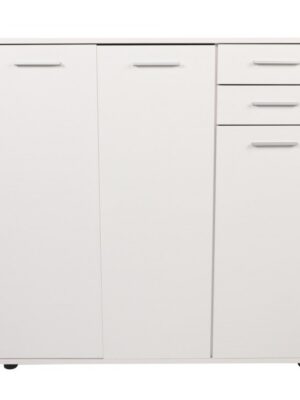 Hanah Home Botník Triah 108x108 cm biely