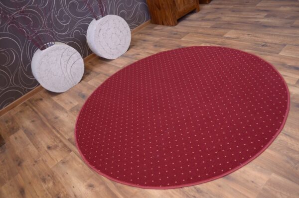 Dywany Lusczow Okrúhly koberec AKTUA Breny červený