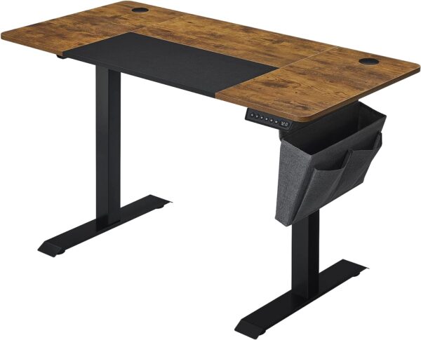 SONGMICS Písací stôl Vasagle Foral elektricky nastaviteľný 140 cm hnedý SONGMICS Písací stôl Vasagle Foral elektricky nastaviteľný 140 cm hnedý