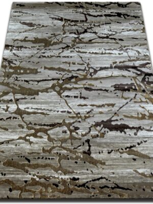 Dywany Lusczow Kusový koberec VOGUE 556 tmavo béžový / hnedý
