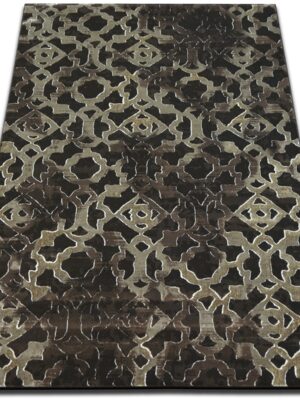 Dywany Lusczow Kusový koberec VOGUE 454 hnedý