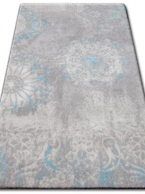 Dywany Lusczow Kusový koberec AKRYLOVÝ PATARA 0129 L.Sand/tyrkysový