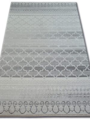 Dywany Lusczow Kusový koberec AKRYLOVÝ PATARA 0242 krémový/tyrkysový