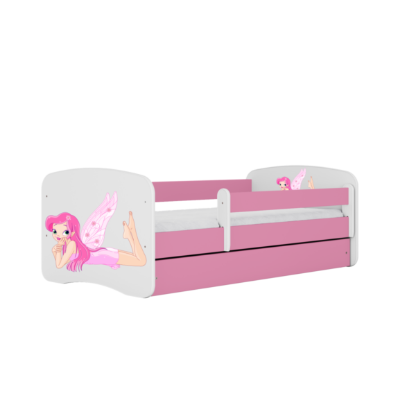 Kocot kids Dětská postel Babydreams víla s křídly růžová